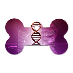 Dna Dog Tag Bone (Two Sides) from ArtsNow.com Front