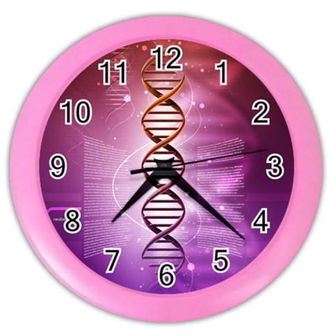 Dna Color Wall Clock from ArtsNow.com Front