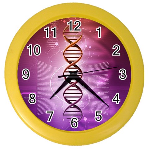 Dna Color Wall Clock from ArtsNow.com Front