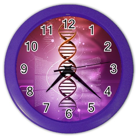 Dna Color Wall Clock from ArtsNow.com Front