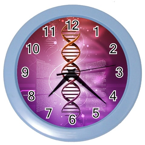 Dna Color Wall Clock from ArtsNow.com Front