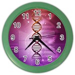 Dna Color Wall Clock