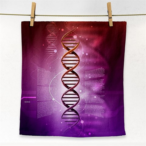 Dna Face Towel from ArtsNow.com Front