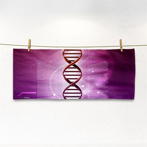 Dna Hand Towel from ArtsNow.com Front
