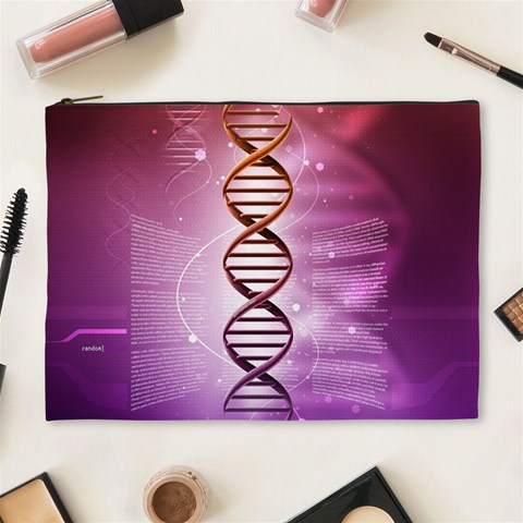Dna Cosmetic Bag (XL) from ArtsNow.com Front