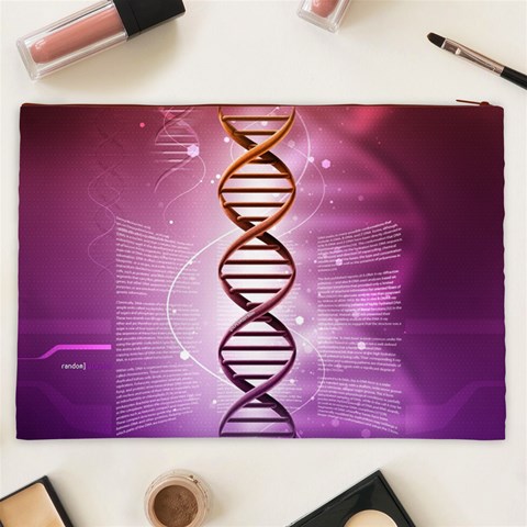 Dna Cosmetic Bag (XXL) from ArtsNow.com Back