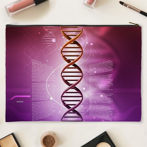 Dna Cosmetic Bag (XXXL) from ArtsNow.com Back