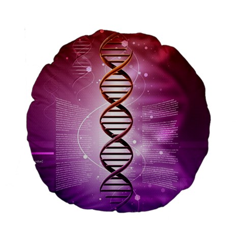 Dna Standard 15  Premium Round Cushion  from ArtsNow.com Front