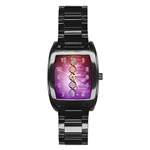 Dna Stainless Steel Barrel Watch