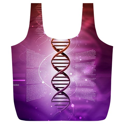 Dna Full Print Recycle Bag (XL) from ArtsNow.com Front
