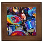 Dram Abstrak Framed Tile