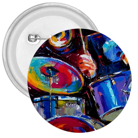 Dram Abstrak 3  Button from ArtsNow.com Front