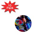 Dram Abstrak 1  Mini Button (10 pack) 