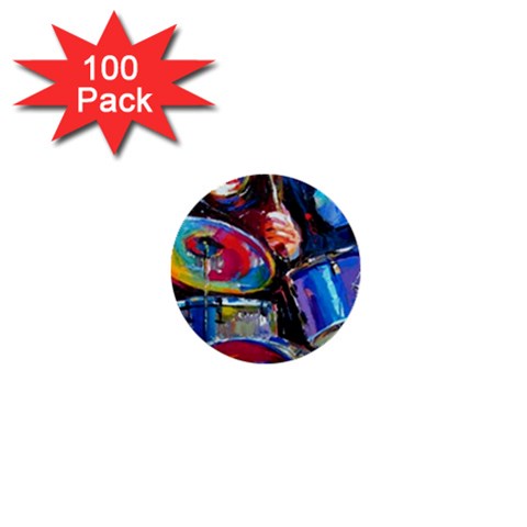 Dram Abstrak 1  Mini Button (100 pack)  from ArtsNow.com Front