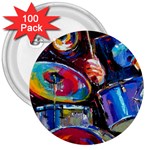 Dram Abstrak 3  Button (100 pack)