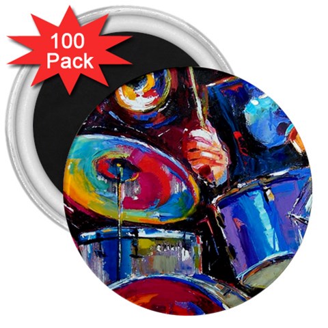 Dram Abstrak 3  Magnet (100 pack) from ArtsNow.com Front