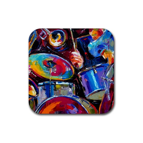 Dram Abstrak Rubber Coaster (Square) from ArtsNow.com Front