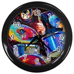 Dram Abstrak Wall Clock (Black)
