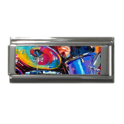 Dram Abstrak Superlink Italian Charm (9mm) from ArtsNow.com Front