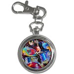 Dram Abstrak Key Chain Watch