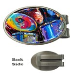 Dram Abstrak Money Clip (Oval)