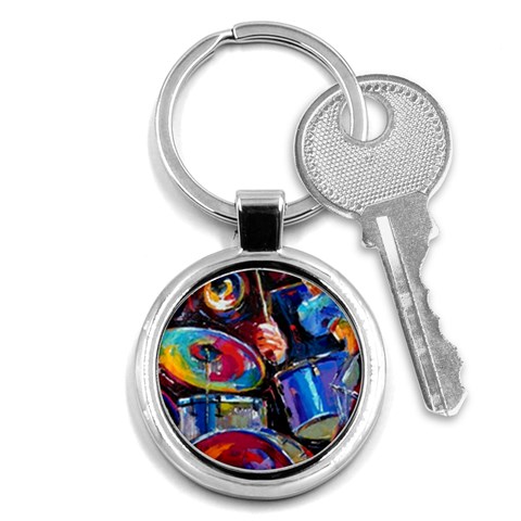 Dram Abstrak Key Chain (Round) from ArtsNow.com Front