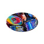 Dram Abstrak Sticker (Oval)