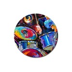 Dram Abstrak Magnet 3  (Round)