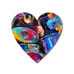 Dram Abstrak Magnet (Heart)