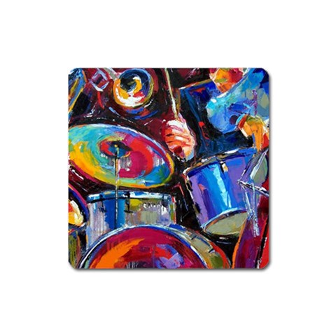 Dram Abstrak Magnet (Square) from ArtsNow.com Front