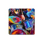 Dram Abstrak Magnet (Square)