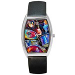 Dram Abstrak Barrel Style Metal Watch