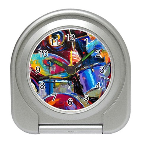Dram Abstrak Travel Alarm Clock from ArtsNow.com Front