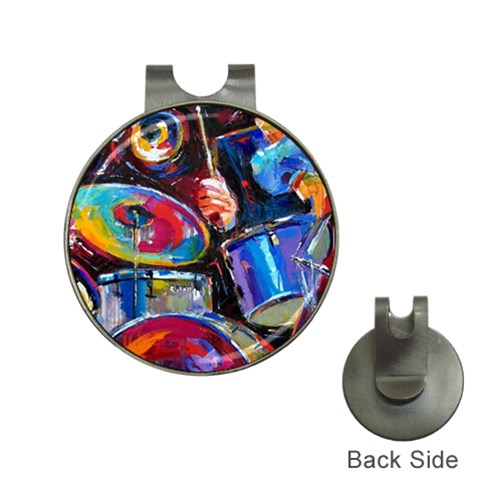 Dram Abstrak Golf Ball Marker Hat Clip from ArtsNow.com Front