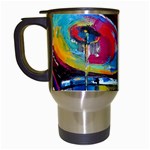 Dram Abstrak Travel Mug (White)