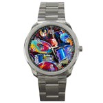 Dram Abstrak Sport Metal Watch