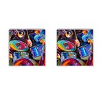 Dram Abstrak Cufflinks (Square)