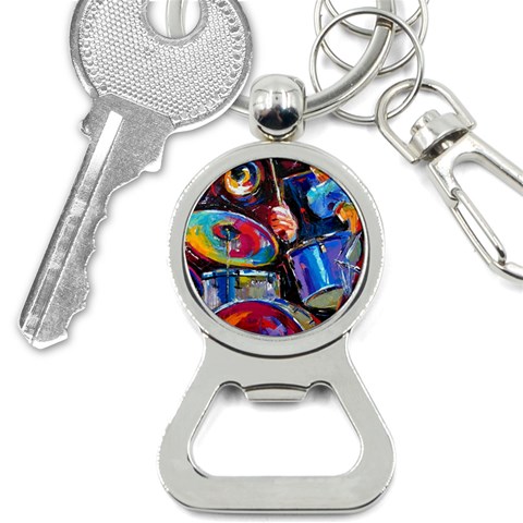 Dram Abstrak Bottle Opener Key Chain from ArtsNow.com Front