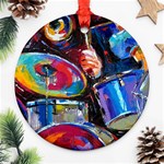 Dram Abstrak Round Ornament (Two Sides)