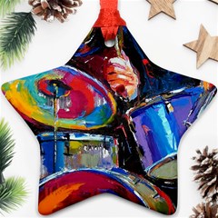Dram Abstrak Star Ornament (Two Sides) from ArtsNow.com Back