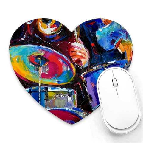 Dram Abstrak Heart Mousepad from ArtsNow.com Front