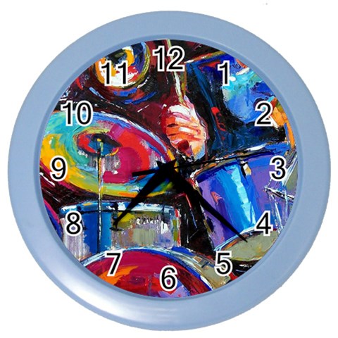 Dram Abstrak Color Wall Clock from ArtsNow.com Front