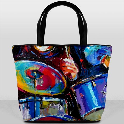 Dram Abstrak Bucket Bag from ArtsNow.com Front