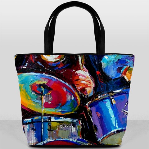 Dram Abstrak Bucket Bag from ArtsNow.com Back