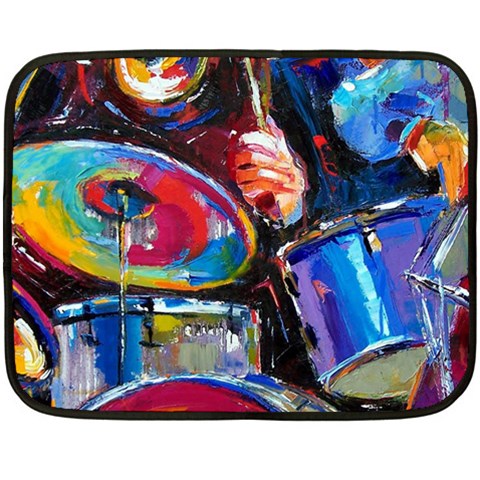 Dram Abstrak Double Sided Fleece Blanket (Mini) from ArtsNow.com 35 x27  Blanket Front