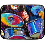 Dram Abstrak Double Sided Fleece Blanket (Mini)