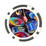 Dram Abstrak Poker Chip Card Guard (10 pack)