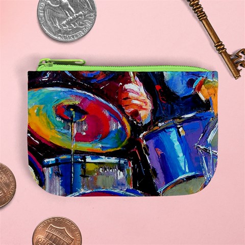 Dram Abstrak Mini Coin Purse from ArtsNow.com Front