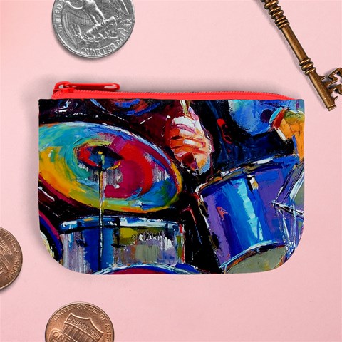 Dram Abstrak Mini Coin Purse from ArtsNow.com Front