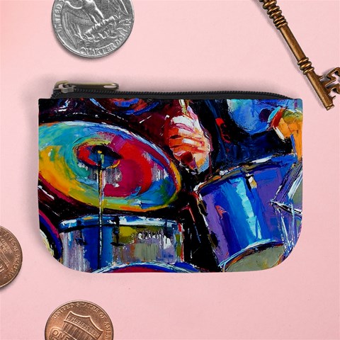 Dram Abstrak Mini Coin Purse from ArtsNow.com Front